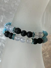 Lava Beads Matching bracelet Friendship,gift Bracelet