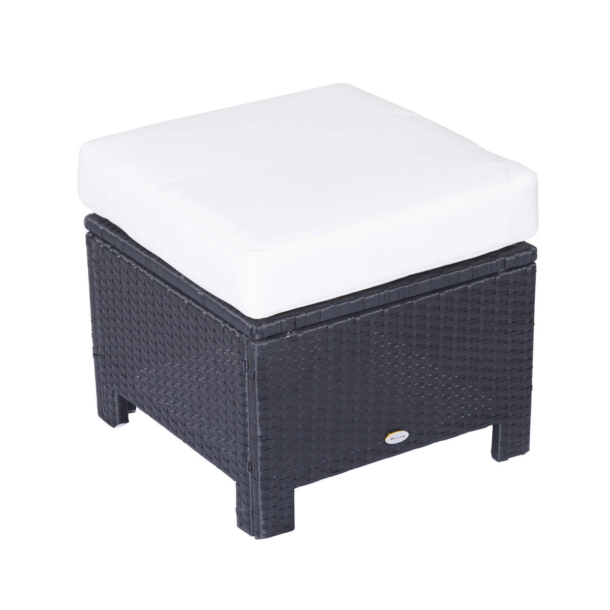 Wicker on sale ottoman seat