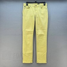 AG Denim Women's Jeans The Stevie Ankle Slim Straight Ankle Yellow Size 26R 