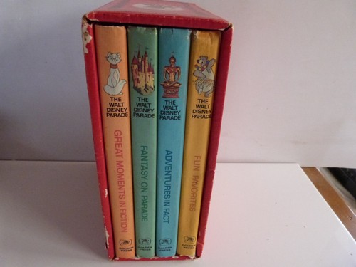 1970 Walt Disney Parade Fun Fact Fantasy Fiction Four Books Box Set in slipcase. - Picture 2 of 9