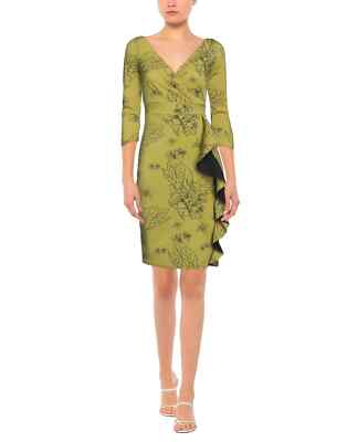 NWT Chiara Boni Marem Ruffled Dress 8U.S/44IT Winter Lily Green MSRP$695 | eBay NWT Chiara Boni Marem Ruffled Dress 8U.S/44IT Winter Lily Green MSRP$695 | eBay