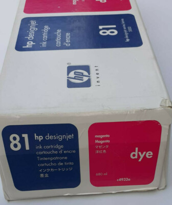 HP Patrone Magenta Origina Designjet 5000 / 5500 / 5000C / 5500C / Nr. 81 C4932A