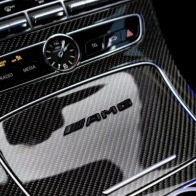 AMG Embleme Für Mittelkonsole Armaturenbrett Innenausstattung Aufkleber Mercedes - Bild 1 von 4