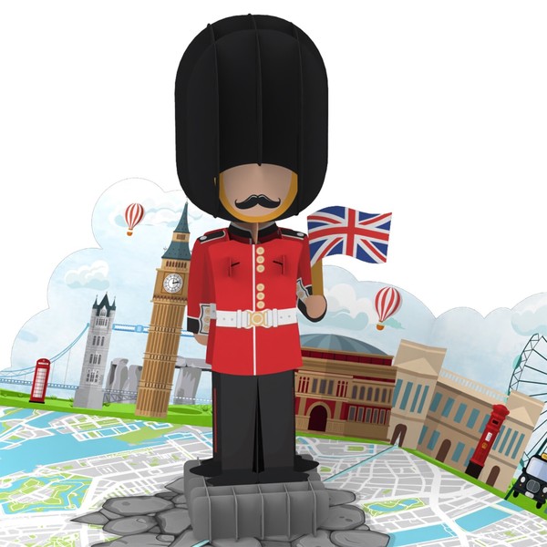 Limah® Pop-Up Karte London / GrußKarte England / Gutscheinidee Reise-image