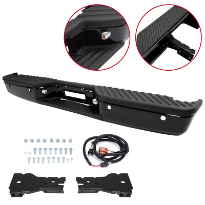 NEW Complete Black Rear Bumper Assembly For Nissan Titan 04-15 W
