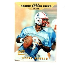 Steve McNair 1995 Action Packed Rookies & Stars Rookie Card #101 NFL Oilers. rookie card picture