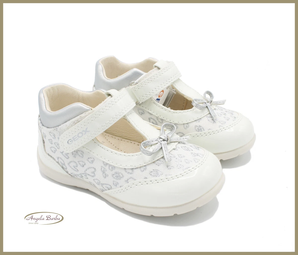 Geox Shoes Baby Ballet Flats First Steps for Ceremony Elegant Baby