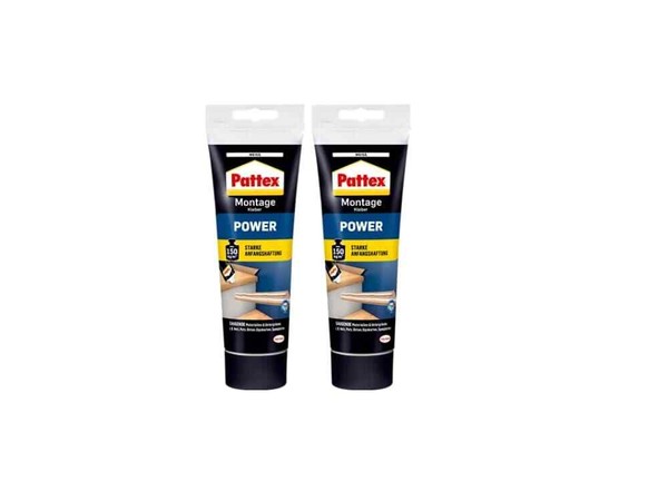 Pattex Montage Power Baukleber Kraftkleber Montagekleber Klebstoff 2X 250G-image