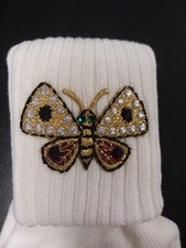 WOMEN'S FASHION SOCK SIZE 9-11 WITH BUTTERFLY PATCH