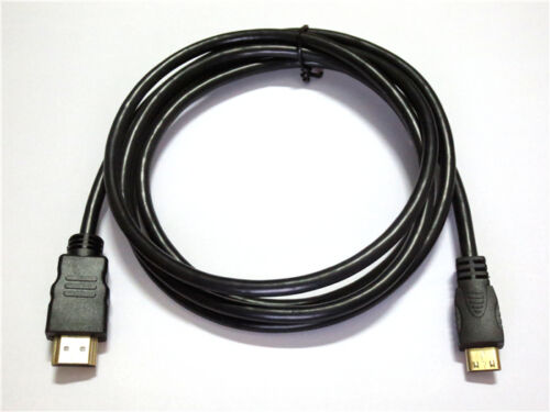 Kabel Mini HDMI 6 stóp do Canon EOS Rebel T3i T2i T1i 60D 7D 5D Mark II - Zdjęcie 1 z 5