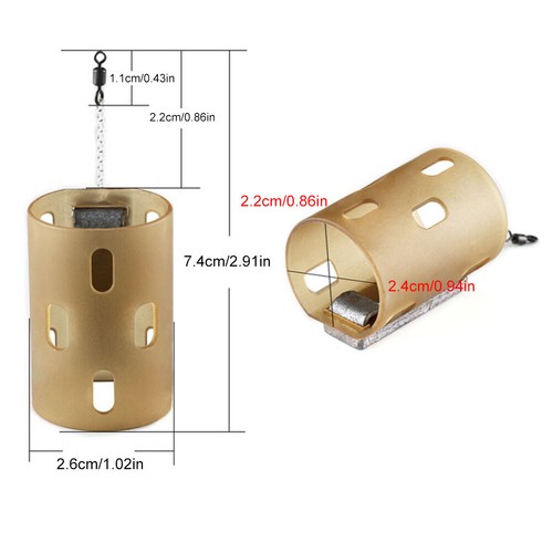 # Carp Fishing Cage Fishing Feeder Cage Fishing Tools Bait Cage Fishing Tackles - Photo 11/21