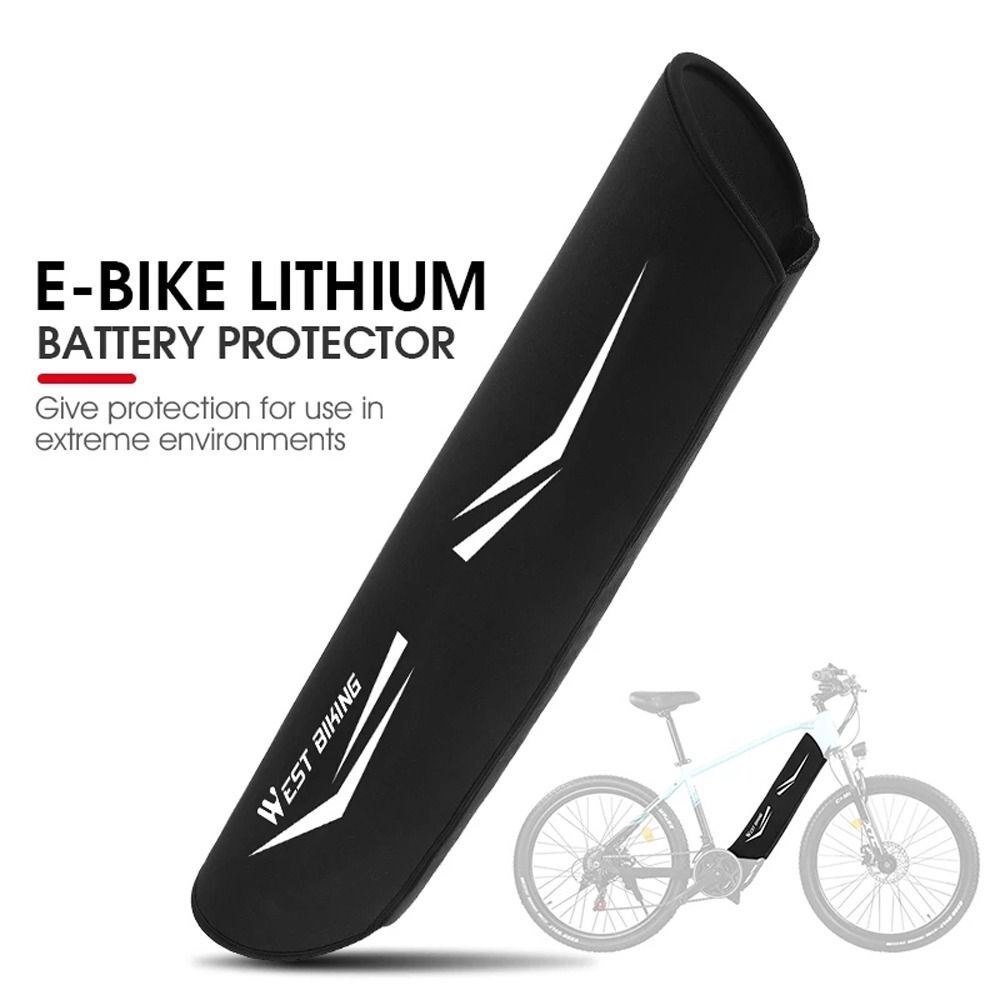 Ebike Battery Cover Dustproof Electric BicycleFrame Protective Cover