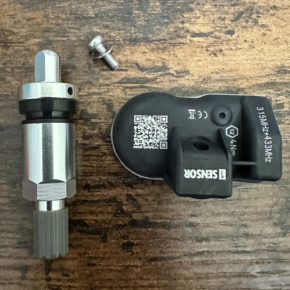 4X ALL IN 1 Universal Programmable TPMS Sensor 315&433MHz METAL Stem - Image 3 of 4