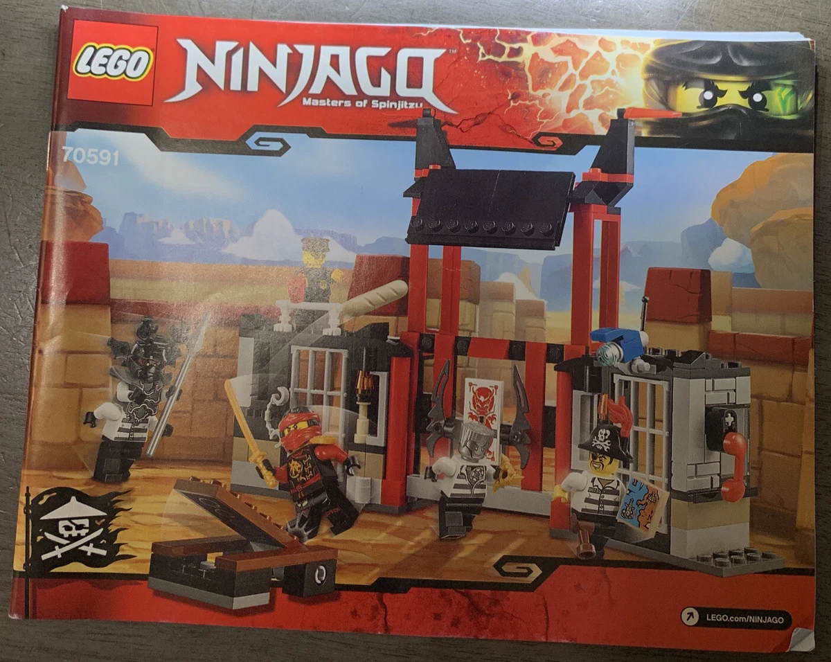 Lego Ninjago 70591 Kryptarium Prison Breakout INSTRUCTION BOOKLET manual. |