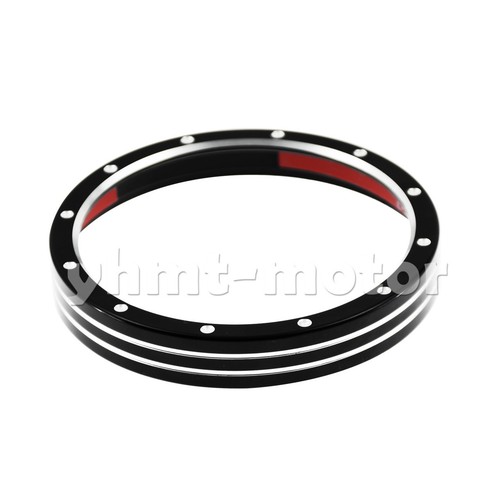 39mm 16" Side Speedometer Relocation Bracket + Dots Trim Bezel Fit Sportster 883 - Imagen 6 de 8