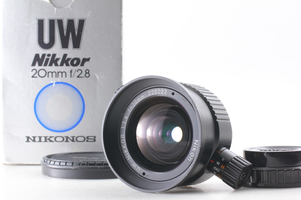Nikon UW Nikkor 20mmf2.8 NIKONOS　レンズ Nikonos-V + UW-Nikkor 20mm F2.8 + UW-Nikkor 28mm F2.8 Set