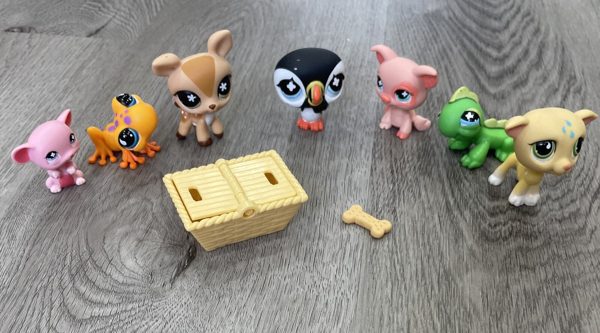 Littlest Pet Shop LPS Multi Pack Lot # 622, 632, 634, 651, 654