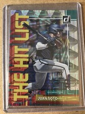 2022 Donruss Juan Soto The Hit List diamond parallel card Nationals