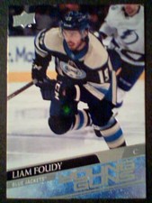 LIAM FOUDY  20/21 AUTHENTIC UDS1 YOUNG GUNS CARD  SP