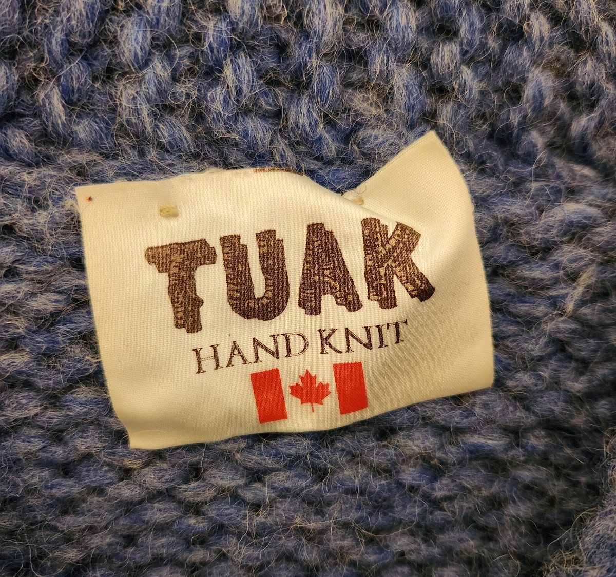 Tuak 希少【TUAK】VINTAGE HANDKNIT CANADA製/CHIEFTAIN/インディアン 