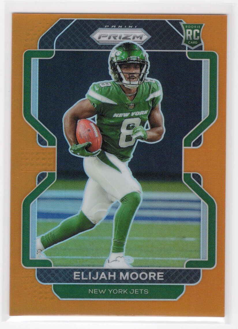 2021 Panini Prizm Orange Elijah Moore #/249 Rookie Card RC