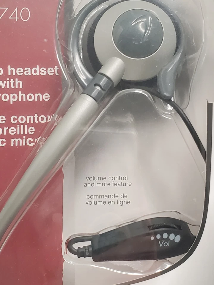 Cyber Acoustic AC-740 Earclip Headset With Microphone  - Image 3 of 4