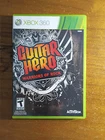 XBOX 360 GAME : GUITAR HERO WARRIORS OF ROCK