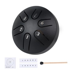 Yahpetes Steel Tongue Drum Musical Percussion Instrument Metal Rain Drum for ...