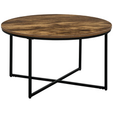 HOMCOM Industrial Coffee Table  , Refurbished