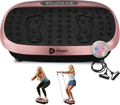 Lifepro HexaPlate Lite RoseGold Vibration Plate Exercise Machine(OpenBox)