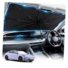 Car Windshield Sun Shade Umbrella,Titanium Silver Windshield Umbrella Sun