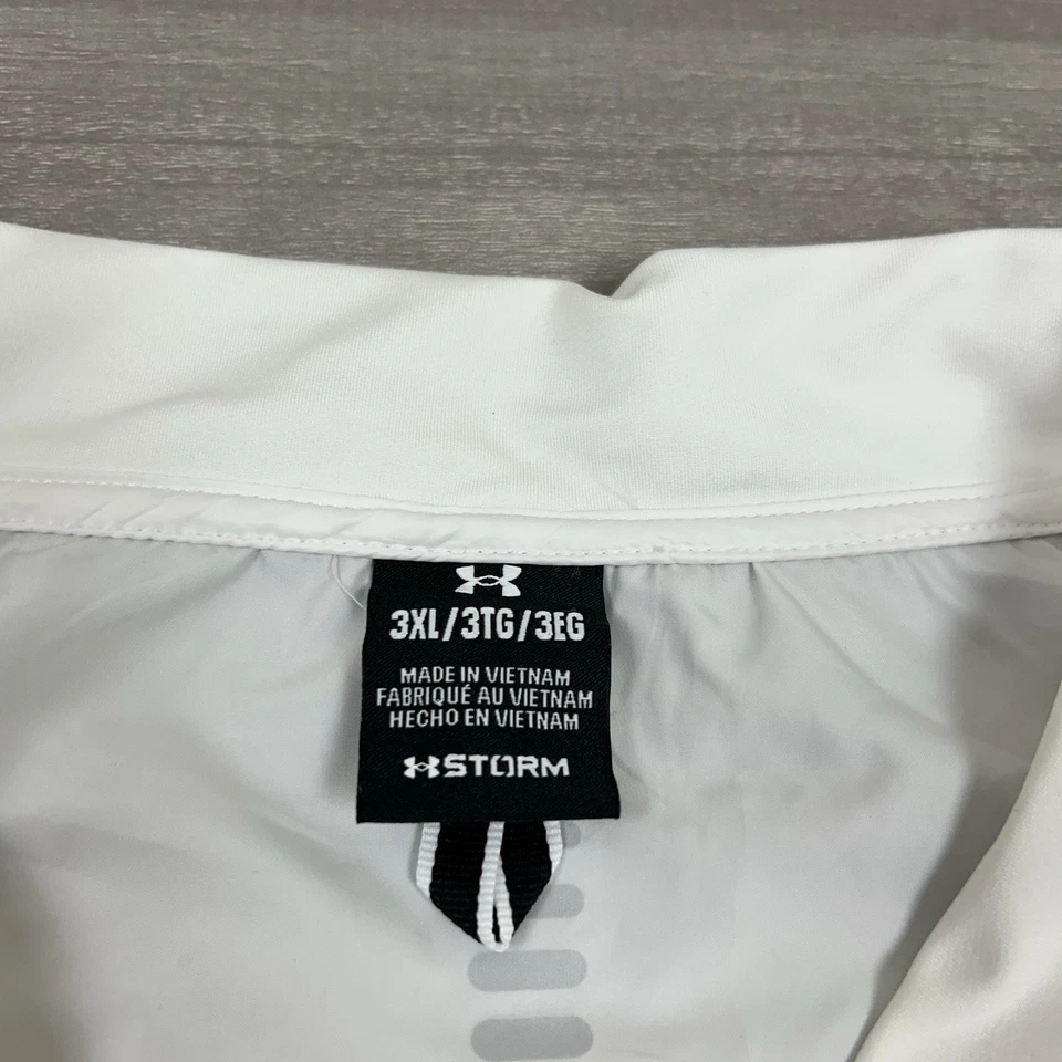 Under Armour UA Launch Insulated Vest Mens Size 3XL 1380870 White Full-Zip $90 - Image 3 of 4