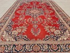 Amazing Hand Knotted Vintage Traditional Tabreez Wool Area Rug 9.8 x 6.5 Ft — photo 6