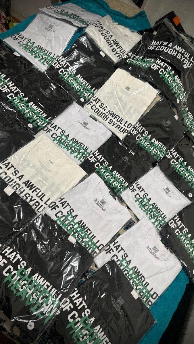 That's a Awful Lot of Cough Syrup x Chiefin Heavily shirts | eBay