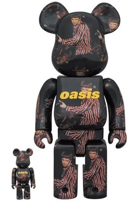 BE@RBRICK Oasis Noel Gallagher Knebworth 1996 100% & 400% Medicom Toy