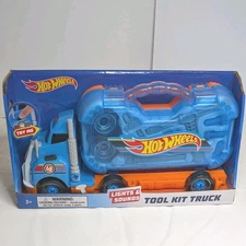 Hot Wheels Tool Kit Truck Lights Sounds with Detachable Tool Box and Tools NEW 