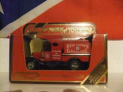 Matchbox 1:43 Ford T Tanker Red Crown Gasoline