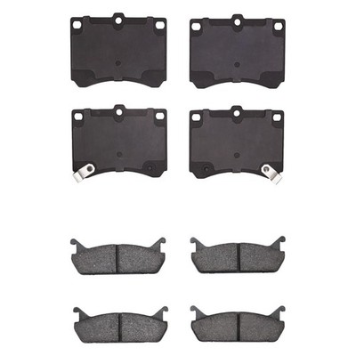 For Mazda Protege 90-94 R1 Concepts Optimum OEp Front & Rear Brake Pad Set