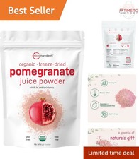 Organic Pomegranate Juice Powder 1lb Natural Fruit Powder No Sugar