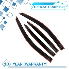 For 13-2016 17 Honda Accord Sedan Smoke Window Visor Vent Rain Guards Deflector