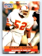 1991 Pro Set Spanish #673 Keith McCants Fresh Break EX-EXMINT