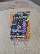 2024 Panini Prizm WNBA #101 Alysha Clark Ice Orange Prizms Las Vegas Aces