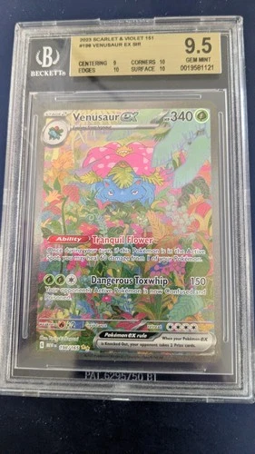 Scarlet & Violet Venusaur EX 198/165 Bgs 9.5 Gem Mint