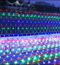 LED Mesh Christmas Fairy Lights Net Light Garden Decorative Outdoor Waterproof