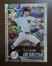 Topps 2026 series 1 Cam Schlittler #111 Rookie Sand Glitter Parallel Yankees RC