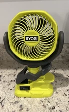 Ryobi PCF02 4 inch Portable Drum Blower Fan - Green. NO BOX