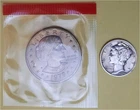 Lot of 2 Coins – 1 Mint Susan B Anthony Dollar (1979D) & 1 Mercury Dime (1944S)