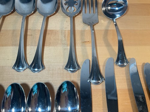 International Resplendence Lyon Edelstahl Besteck 18/10 Lot - 28 Teile - Bild 9 von 12