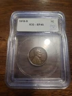 1918 s wheat penny ICG EF45