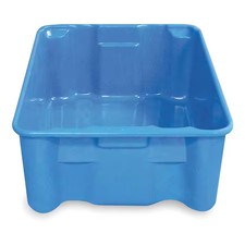 Mfg Tray 7805085268 Stack & Nest Storage Container, 9 Gal, 24-1/4 In L X 14-3/4